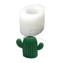 Silikonform kaktus 7,5 x 5,5 cm för gjutning av ljus, tvål, gips, harts, heminredning, skapande, hantverk 2