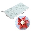 Silikonform til plante dekor 104 x 197 mm fleksibel silikon lys blå form til kager desserter dekoration bagetilbehør 2