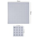 Silikonform zur Herstellung eines Schachbretts 28 x 28 cm und Formen für Schachfiguren Epoxidharz Kreatives Gestalten 1