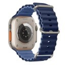 Silikonihihna 38 mm 40 mm 41 mm Apple Watchille Vedenkestävä hihna titaanihakasella Säädettävä silmukka ja moniasentoinen 5