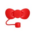 Σιλικόνινη θήκη για καλαμάκι 6 x 2 x 1 εκ. Κορδέλα Προστατευτικό καπάκι Καλαμάκι για Stanley Cup Στυλάτο αξεσουάρ Επαναχρησιμοποιούμενο 5