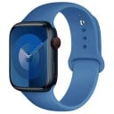 Silikoninen ranneke Apple Watch Series 9 8 7 6 5 4 3 SE Ultra 2 38 mm - 40 mm - 41 mm M-L Vesitiivis pehmeä kumiranneke 45