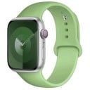 Silikoninen ranneke Apple Watch Series 9 8 7 6 5 4 3 SE Ultra 2 38 mm - 40 mm - 41 mm M-L Vesitiivis pehmeä kumiranneke 39