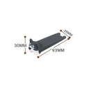 Silikonische Türstopper 9,3 x 2,6 x 3 cm Dämpfkeil mit Husky-Hundemotiv Sicherheitsstopper gegen Zugluft Schutz für Kinderzimmer 3