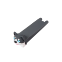 Silikonische Türstopper 9,3 x 2,6 x 3 cm Dämpfkeil mit Husky-Hundemotiv Sicherheitsstopper gegen Zugluft Schutz für Kinderzimmer 4
