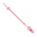 Silikonischer Schnullerhalter mit Herzmotiv Länge 22 cm Silikon mit Schlaufe und Clip Schnullerhalter für Babys und Kleinkinder im Kinderwagen 3