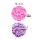 Silikonová forma 7,2 x 1 cm Vánoční motivy sněhulák, rukavice, čepice Formička na odlévání vosku, pryskyřice, sádry, čokolády a mýdla 2