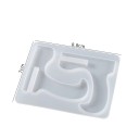 Silikonová formička na pryskyřici 8,8 x 7 cm Forma na výrobu stojánku Podstavec na dekorace Odkládací stojan Ruční tvoření 2