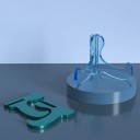 Silikonová formička na pryskyřici 8,8 x 7 cm Forma na výrobu stojánku Podstavec na dekorace Odkládací stojan Ruční tvoření 3