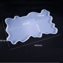 Silikónová formička na tác živice 40 x 24 cm Veľká forma na odliatky Živicový tác Podnos Dekorácia Ručná výroba 2 Silikónová formička na tác živice 40 x 24 cm Veľká forma na odliatky Živicový tác Podnos Dekorácia Ručná výroba 2