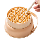 Silikonová miska na čištění štětců s držákem na sušení závěsný design pro makeup štětce a kosmetické houbičky 2