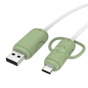 Silikonová ochrana konektoru proti lámání Ochranný návlek na kabel Typ USB-A na USB-C Prodloužení životnosti konektoru 3