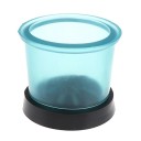 Silikonová odlévací baňka kulatá 7,4 x 6,3 cm plastový základ dentální laboratorní pomůcka pro voskové kroužky odlévání 1