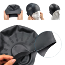 Silikónová plavecká čiapka Vodoodolná s ochranou uší a 3D ergonomickým tvarom na hlavu Univerzálna veľkosť Silikón Pre plávanie a potápanie 7