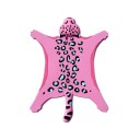 Silikonová podložka pod hrnek s motivem leoparda protiskluzová žáruvzdorná izolovaná podložka 11,5 × 15,5 cm silikonové prostírání do kuchyně 1