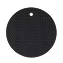 Silikónová podložka proti obarenie 17,5x17,5 cm protiskluzová kruhová tepelne odolná podložka pod hrnce ochrana kuchynskej dosky 2