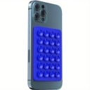 Silikonová přísavka držák telefonu 8 x 5,5 cm Protiskluzový jednostranný nástěnný stojan Samolepicí držák na mobil Domácnost Kancelář 10