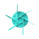 Silikonová vložka do zvířecí misky 18 cm s přísavkami Pomalé krmení pro psy a kočky Proti hltání Protiskluzová základna Snadné čištění 3