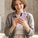 Silikónové puzdro pre Samsung Galaxy S24 Ultra so šnúrkou na zápästie s motívom kreslených kvetov Ochrana fotoaparátu 12