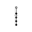 Silikonový anální kolík velikost S 3 cm s kulatým úchytem ergonomický tvar měkký pružný materiál snadné čištění speciální lubrikační gely diskrétní 2