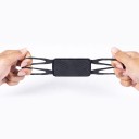 Silikónový držiak telefónu na bicykel s Garmin uchytením Pre telefóny 4–7,5 palca 12,8 x 6,7 cm Čierny Do držiaka cyklopočítačov Garmin a SRAM 4