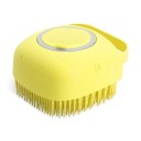 Silikonový kartáč na šampon pro psy a kočky 80 ml Masážní hřeben na koupání s měkkou gumou pro péči o srst krátkosrstých mazlíčků 7