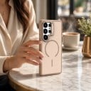 Silikónový kryt pre Samsung Galaxy S25 FE S vyklápacím stojanom Podpora magnetického nabíjania Ochranný obal na mobil 2