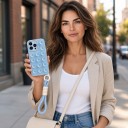 Silikonový kryt s přísavkami a poutkem na iPhone 17 Pro Protiskluzová úprava Drží na hladkém povrchu Pro videa a focení 26