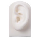 Silikonový model levého ucha 7,8 × 4,9 × 4 cm Měkký tréninkový model pro nácvik piercingu a tetování 1