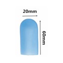 Silikonový návlek na penis 6x2 cm s uzavřenou špičkou pro použití s vakuovou pumpou nebo extenderem, diskrétní balení 2