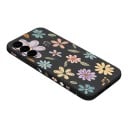 Silikónový obal na Samsung Galaxy A55 Kvetinový potlač Odolný Tenké prevedenie Zvýšený lem objektívov 1,5 mm Nápis Flower na boku Na každý deň 7