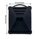 Silikonový ochranný kryt pro Starlink Mini 31 x 27 cm vodotěsný a odolný proti pádu měkký venkovní přenosný obal s rukojetí na kempování 4