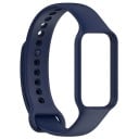 Silikonový pásek 16,3 mm pro Xiaomi Smart Band 8 Active a Redmi Band 2 Pohodlný nastavitelný náramek ze silikonu Střední měkkost 12