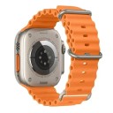 Silikónový remienok 38 mm 40 mm 41 mm pre Apple Watch Vodotesný pásik s titánovou prackou Nastaviteľná slučka a viacpolohové 8