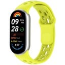 Silikónový remienok na hodinky Xiaomi Mi Band 9 Mäkky pohodlný náramok na zápästie Odolný pružný materiál Pre každodenné nosenie 12