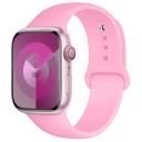 Silikónový remienok pre Apple Watch Series 9 8 7 6 5 4 3 SE Ultra 2 38 mm - 40 mm - 41 mm M-L Vodotesný mäkký gumový pásik 6