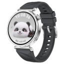 Silikonový řemínek 22 mm pro Huawei Watch Bezpečná kovová spona Prodyšný odolný měkký náhradní pásek kompatibilní s více modely 9