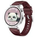 Silikonový řemínek 22 mm pro Huawei Watch Bezpečná kovová spona Prodyšný odolný měkký náhradní pásek kompatibilní s více modely 6