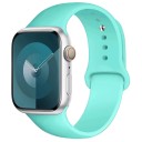 Silikonový řemínek pro Apple Watch Series 9 8 7 6 5 4 3 SE Ultra 2 38–40–41 mm S-M Vodotěsný pružný pásek pohodlné každodenní nošení 22