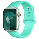 Silikonový řemínek pro Apple Watch Series 9 8 7 6 5 4 3 SE Ultra 2 38 mm - 40 mm - 41 mm M-L Vodotěsný měkký pryžový pásek 22