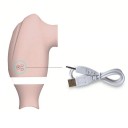Silikonowy damski womanizer 8,5 x 4 cm, ładowanie przez USB, 10 trybów stymulacji, dyskretne opakowanie 4