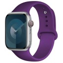 Silikonowy pasek do Apple Watch Series 9 8 7 6 5 4 3 SE Ultra 2 38 mm - 40 mm - 41 mm M-L Wodoodporny miękki gumowy pasek 44