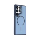 Silikonowy pokrowiec dla Samsung Galaxy S24 z wyklapaną podstawką Wsparcie dla ładowania magnetycznego Ochronny etui na telefon 5