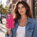 Silikonowy pokrowiec z przyssawkami na iPhone 18 Pro Antypoślizgowe wykończenie Trzyma się na gładkiej powierzchni Do oglądania filmów 8