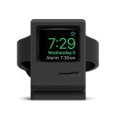 Silikonowy stojak na ładowarkę dla zegarków Apple Watch, uchwyt do ładowania zegarków, organizer kabla 1