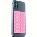 Silikonowy uchwyt na telefon z przyssawką 8 x 5,5 cm Antypoślizgowy, jednostronny, ścienny, samoprzylepny, do domu i biura 12