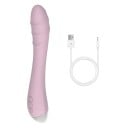 Silikonowy wibrator 20x3 cm z realistyczną główką prawdziwego penisa, regulowany kształt, 10 trybów wibracji, ładowanie przez USB Dyskretne 3