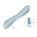 Silikonowy wibrator 20x3 cm z realistyczną główką prawdziwego penisa, regulowany kształt, 10 trybów wibracji, ładowanie przez USB Dyskretne 1
