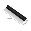 Silikonowy wodny ściągacz z ergonomiczną rączką 25 x 7,5 cm silikonowy czarno-biały do okien samochodowych i czyszczenia szyb w domu 4