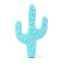 Silikonowy zgryz w kształcie kaktusa J995 5